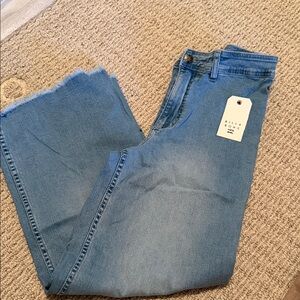 Billabong Women's Blue Straight Leg Jeans